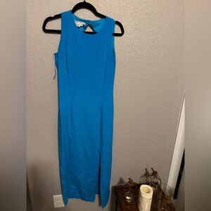 Maggy London Vibrant Blue Midi Dress